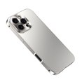 thumbnail image 1 of Case for iPhone 16 Pro Slim Fit, Luxury Shockproof Protective Thin Lightweight Metal Smoothly Anti-Fall Cover Compatible with iPhone 16 Pro Anti-Scratch Wireless Charging, Titanium, 1 of 6