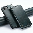 thumbnail image 1 of Case for iPhone 16e, Magnetic Matte Premium PU Leather Stand Flip Cover with Card Slots and Wallet, Shockproof and Full Body Protection Compatible with iPhone 16e - Blue, 1 of 6