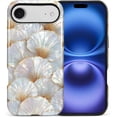 thumbnail image 1 of Case for iPhone 17 Air, Stained Glass Seashell Faux Mosaic Design Hybrid Dual Protection Soft TPU Hard PC Shockproof Anti-Scratch Cover Men Women Stylish Protective Phone Case, 1 of 6