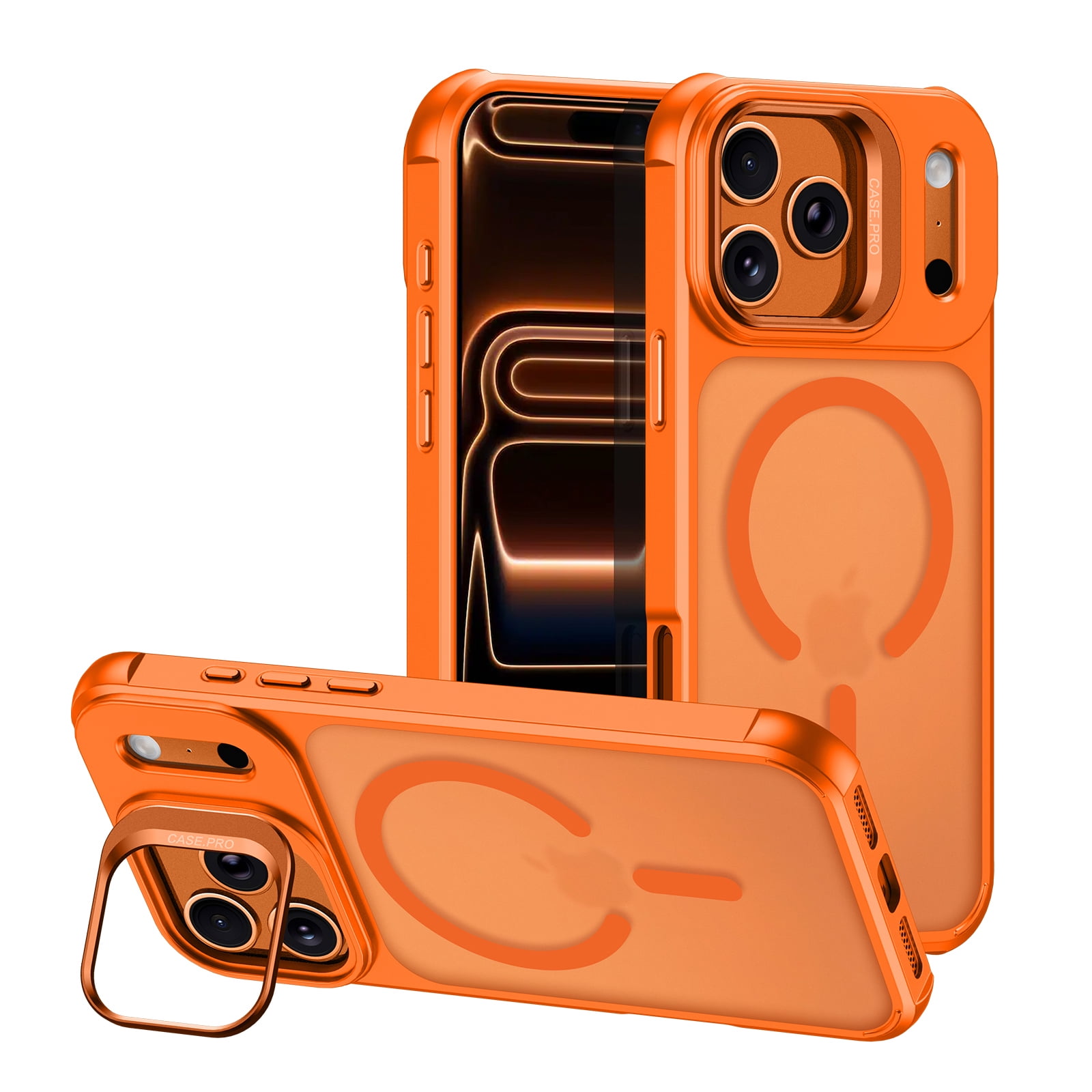 Case for iPhone 17, Compatible with Magnetic Charging, Hybrid TPU + PC ...