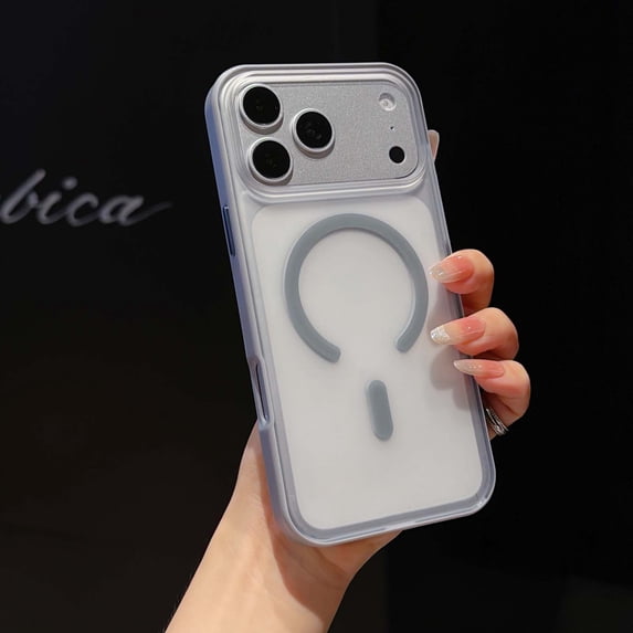 Case for iPhone 17 Pro Compatible with MagSafe, Translucent Matte Back ...