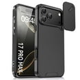 thumbnail image 1 of Case for iPhone 17 Pro Max 6.9-inch,Compatible with MagSafe, Built In Slide Camera Cover Heavy Duty ShockProof Protective Case,Black,For iPhone 17 Pro Max, 1 of 9