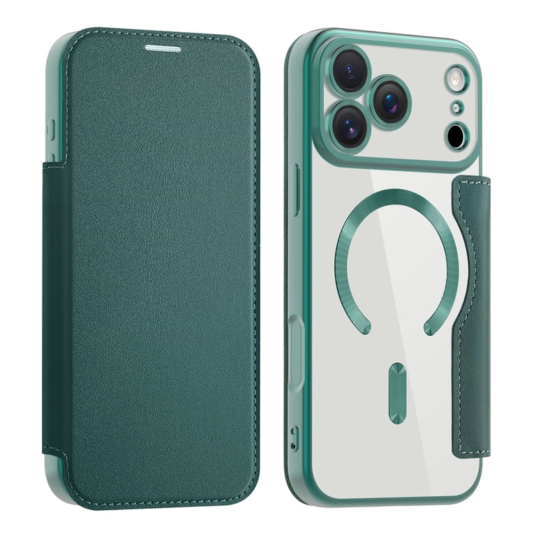 Case for iPhone 17 Pro Max Case Wallet Compatible with Magsafe