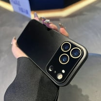 Case for iPhone 17, Transforms into iPhone 17 Pro Max Style, Hard PC Ultra Slim Shockproof Anti-Scratch Protective Lightweight Phone Cover with Camera Lens Protector, Wireless Charging, Black