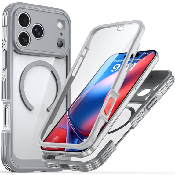 Case for iPhone 18 Pro Max, Compatible with MagSafe, Tempered Glass ...