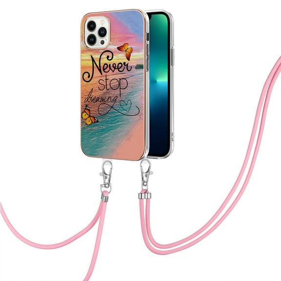 Case for iPhone 7 Plus Fashionable Durable Protective Phone Case with Detachable Adjustable Lanyard All-Around Protection Scratch-Resistant Skin Friendly
