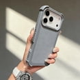thumbnail image 1 of Case for iPhone Air, Military-Grade Shockproof Rugged Phone Case, Anti-Fingerprint Anti-Scratch Triple-Layers Heavy Duty Rugged Protection Hybrid Cover for iPhone Air, Gray, 1 of 6