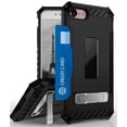 thumbnail image 1 of Case for iPhone SE 2022/2020, Tri-Shield Rugged Cover [with Kickstand + Credit Card Wallet Slot + Wrist Strap] for iPhone SE (2022/2020), iPhone 8, iPhone 7, 1 of 6