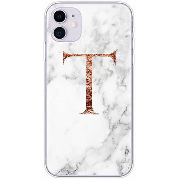Case for iPhone SE 2022 5G/iPhone SE 2020/iPhone 8/iPhone 7, Marble Custom Name Letter Monogram Case Slim Glossy TPU Soft Flexible TPU Silicone Protective Cover for iPhone 7/8/SE2/SE3-Letter Z