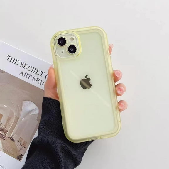 Case for iPhone XR, Clear Mobile Phone Case Soft TPU Silicone Case Non-Yellowing Crystal Case Scratch-Resistant Phone Case Slim Case Transparent Cover - Yellow