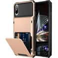 thumbnail image 1 of Case for iPhone XS Max Case Wallet ID Slot Credit Card Holder Scratch Resistant Dual Layer Protective Bumper Rugged TPU Rubber Armor Hard Shell Case Cover for iPhone XS Max 10S Max (Rose Gold), 1 of 13