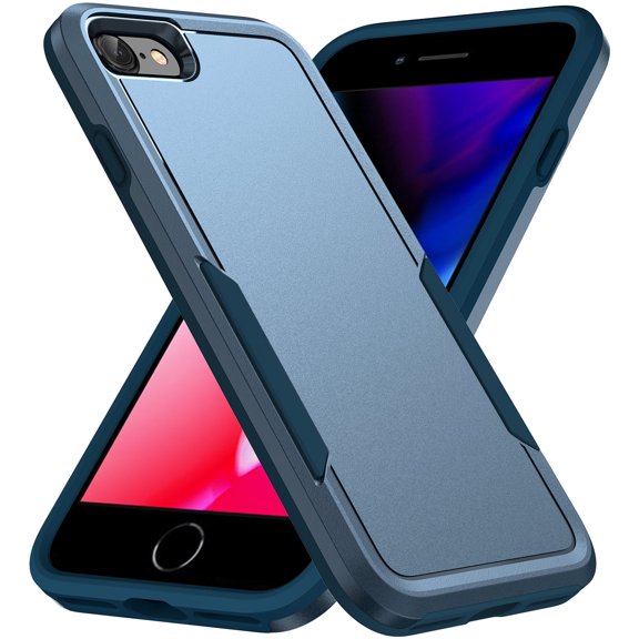 Case For iPhone XS / X, Hybrid Premium PC Protection Drop-Tested Anti-Scratch Tough Rugged Heavy Duty Dual Layer Military Grade Shockproof Back Case For iPhone XS / X, Blue