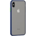 thumbnail image 1 of Case for iPhone Xs Max Thin Shockproof Phone Case PC Back TPU Bumper [Protect from Fingerprint/Shock/Scratch/Slip] Translucent Matte Phone Cover for iPhone Xs Max-Blue, 1 of 6
