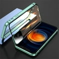 thumbnail image 1 of Case for iPhone14 13 12 11 Pro Max Plus Shockproof Full Lens Protection Double Sided Buckle Magnetic Clear Lens Metal Cover,Silver,for iPhone 13 ProMax, 1 of 6