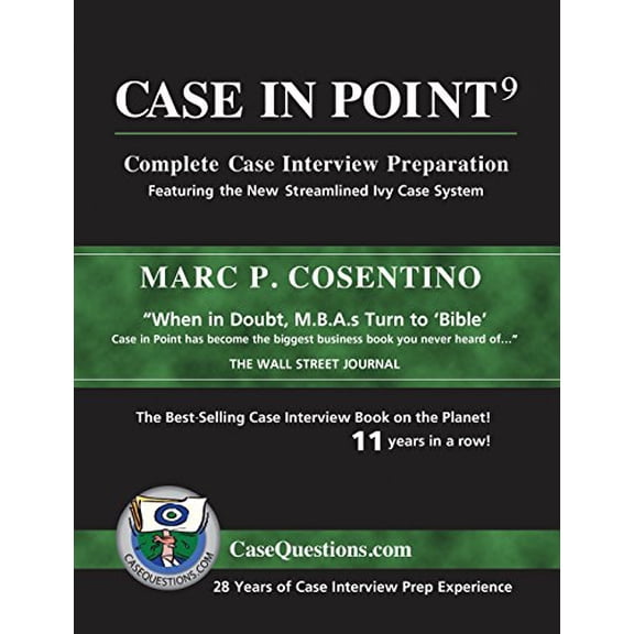 Pre-Owned Case in Point 9: Complete Case Interview Preparation (Paperback) 0986370711 9780986370717
