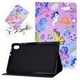 thumbnail image 1 of Case for ipad 10th Generation 10.9 inch 2022, TECH CIRCLE PU Leather Flip Multi-Angle Stand Wallet Smart Case with Auto Sleep/Wake Protective Cover for Apple 10.9" iPad 10th Gen 2022, Cute Unicorn, 1 of 10