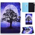 thumbnail image 1 of Case for ipad 10th Generation 10.9 inch 2022, TECH CIRCLE PU Leather Flip Multi-Angle Stand Wallet Smart Case with Auto Sleep/Wake Protective Cover for Apple 10.9" iPad 10th Gen 2022, Tree, 1 of 8