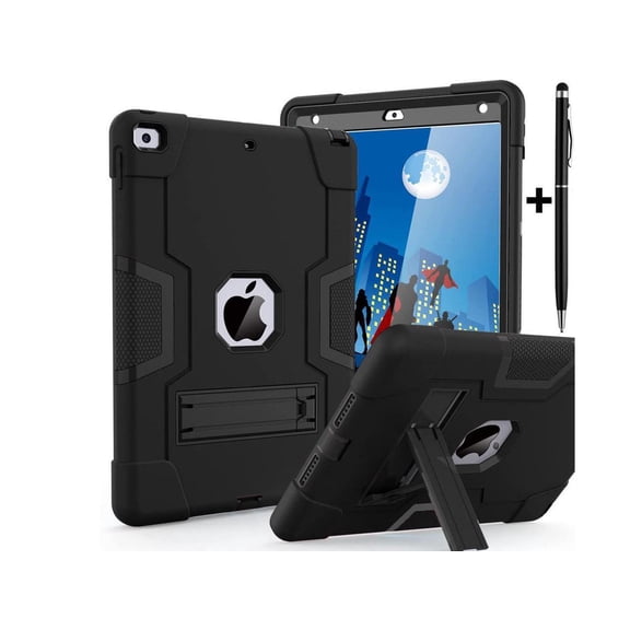 Case for ipad 9th Generation/iPad 8th Generation/iPad 7th Generation, Slim Heavy Duty Shockproof Rugged Protective Case with Built-in Stand for iPad 10.2 inch 2021/2020/2019