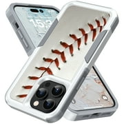 Case for iphone 14 Pro Max, Baseball Sport Print Heavy Duty Armor Shockproof Tough Hybrid Dual Layer Rubber Drop Protection Soft Bumper Rugged Protective Phone Cover Case for Apple iphone 14 Pro Max