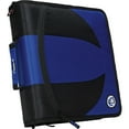 thumbnail image 1 of Case-it Dual Ring Zipper Binder, D-Ring, 1-1/2 Inches, Blue, 1 of 3
