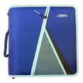 thumbnail image 1 of Case-it Mighty Zip Tab Binder | 3-Inch Capacity, Zipper Closure, Expanding File Folder, Blue, 1 of 4