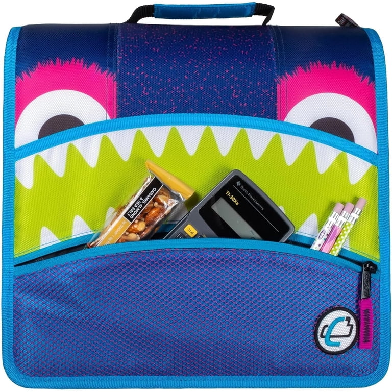 Case-it School Zipper Binder - 3 Inch O-Rings - 5 Color Tab - 600