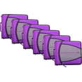 thumbnail image 1 of Case-it The Mighty Zip Tab Zipper Binder - 3 Inch O-Rings - 5 Color Tab Expanding File Folder - Multiple Pockets - 600 Sheet Capacity - Comes with Shoulder Strap - Deep Purple D-146 (6 Pack), 1 of 8