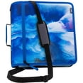 thumbnail image 1 of Case-it The Mighty Zip Tab Zipper Binder - 3 inch O-Rings - 5 Color Tab Expanding File Folder - Multiple Pockets - 600 Sheet Capacity - Comes with Shoulder Strap - Glacier D-146-P, 1 of 7