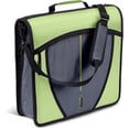 thumbnail image 1 of Case-it The Mighty Zip Tab Zipper Binder - 3 Inch O-Rings - 5 Color Tab Expanding File Folder - Multiple Pockets - 600 Sheet Capacity - Comes with Shoulder Strap - Key Lime D-146, 1 of 7