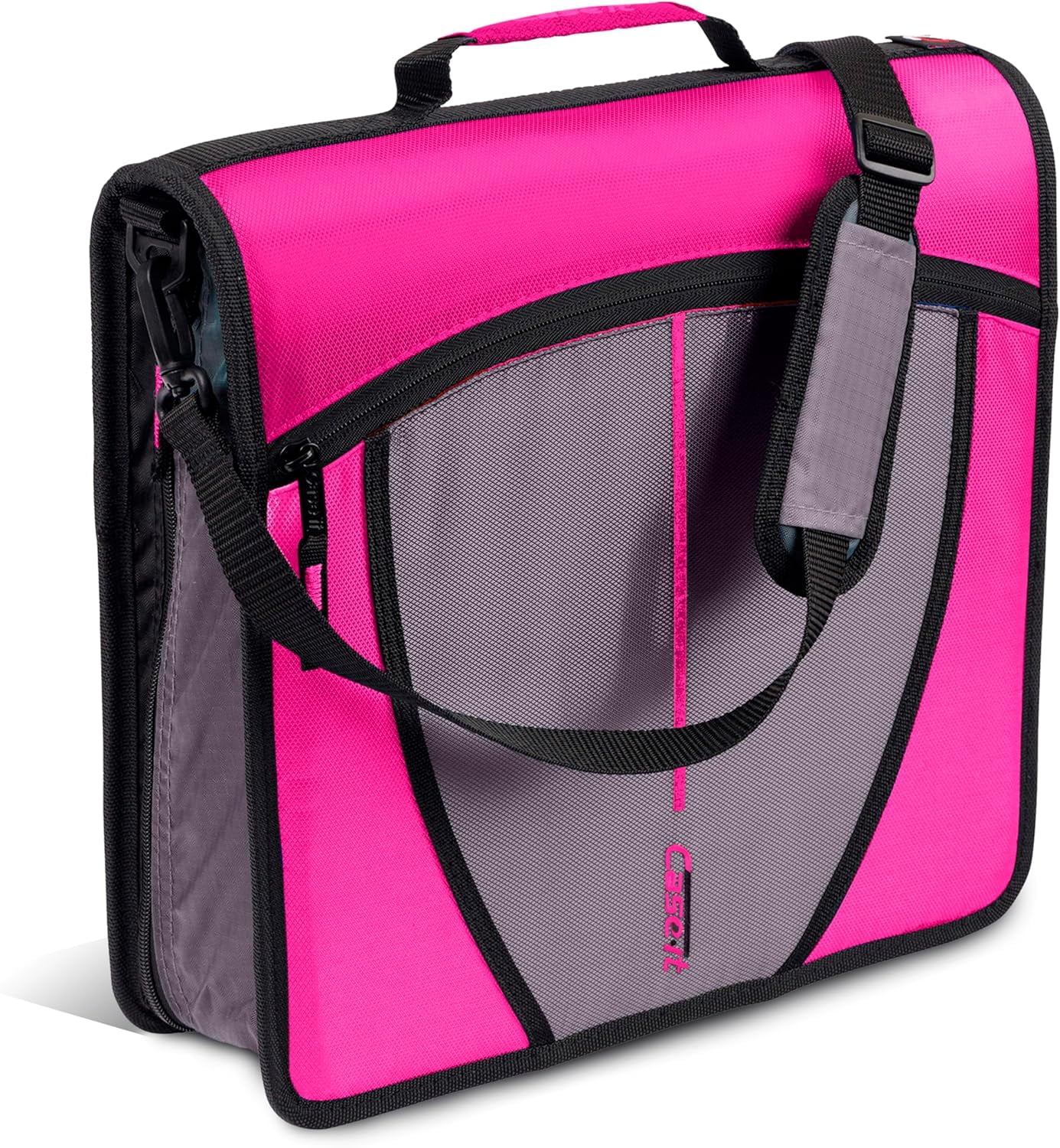 Case-it, Zipper Binder, 3 Inch, 600 Sheet Capacity, Pink - Walmart.com