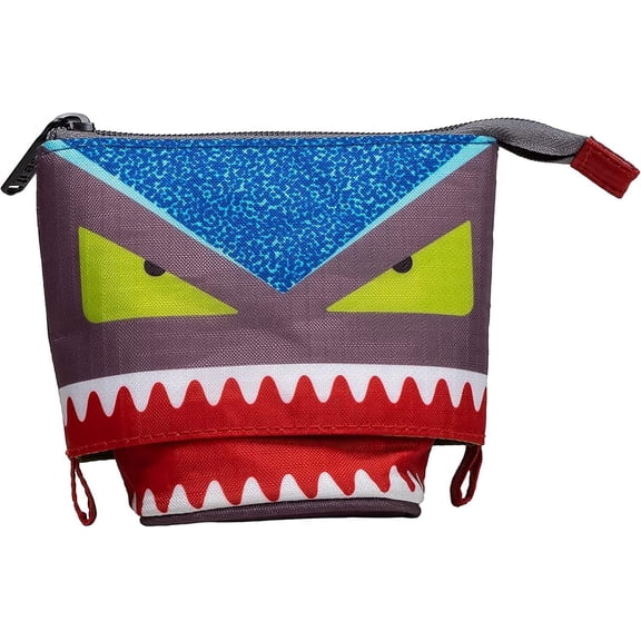 Case-it PLP-36-ME Monster Eye Pop-Up Zipper Pencil Cup, 2 x 5.5 x 7 Inches, Grey, PLP-36-ME-GRY