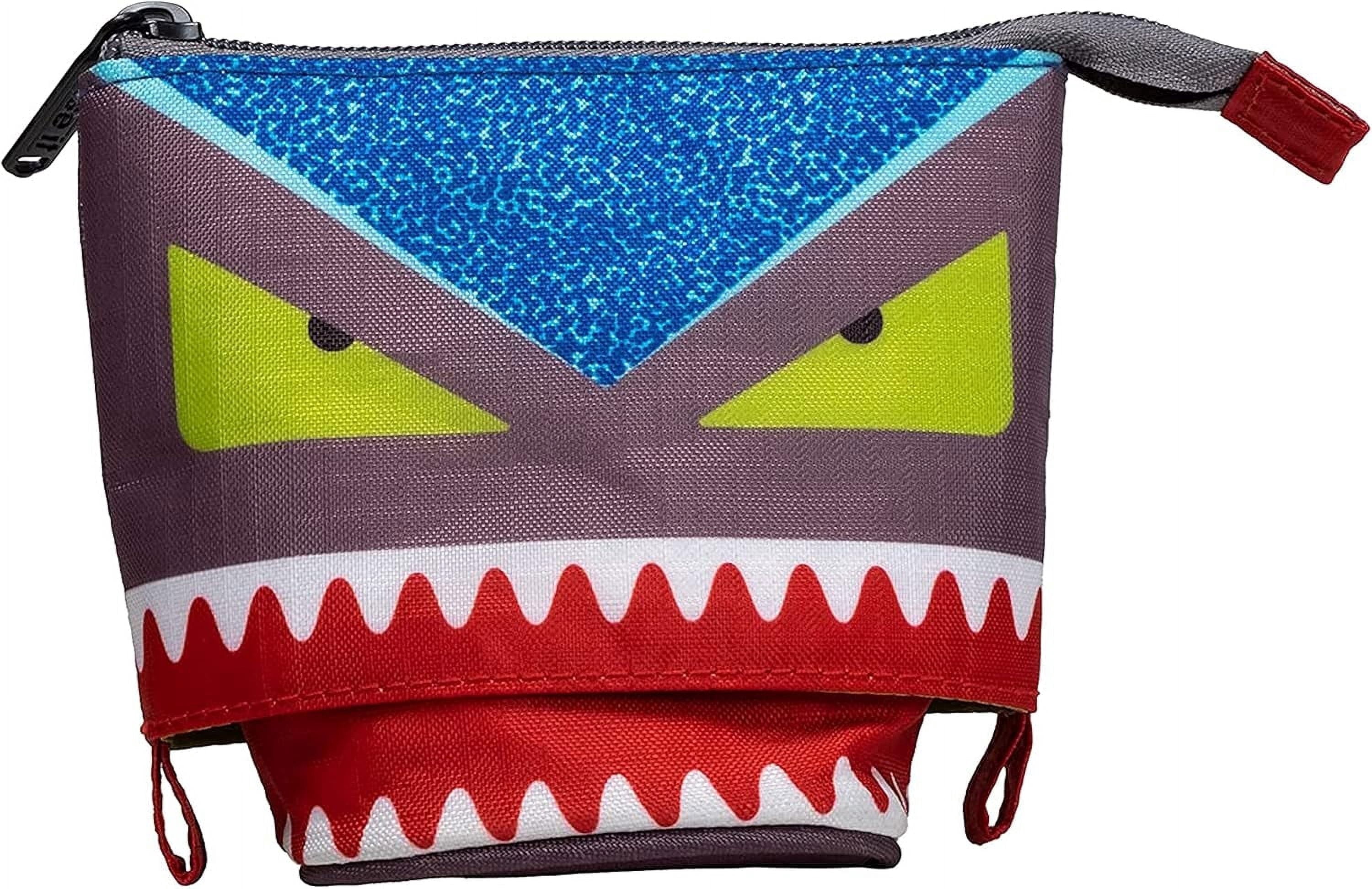 Case-it PLP-36-ME Monster Eye Pop-Up Zipper Pencil Cup, 2 x 5.5 x 7 Inches, Grey, PLP-36-ME-GRY
