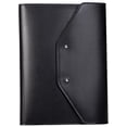 thumbnail image 1 of Case-it Tycoon Mini Padfolio Portfolio with Letter Size Writing Pad, Tri Fold Snap Closure, Black (Pad-37-MI), 1 of 10