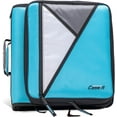 thumbnail image 1 of Case-it The Universal Zipper Binder - 2 inch O-Rings - Padded Pocket that holds up to 13 inch Laptop/Tablet - Multiple Pockets - 400 Page Capacity - Comes with Shoulder Strap - Teal LT-007, 1 of 7