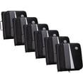 thumbnail image 1 of Case-it Workstation Zipper Binder 6 Pack - 1.5 Inch O-Rings - Padded Pocket that holds up to 13 Inch Laptop/Tablet - Multiple Pockets - 300 Page Capacity - Comes with Shoulder Strap - LT-117-C, Black, 1 of 6