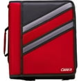 thumbnail image 1 of Case-it Z-Binder Two-in-One 1.5-Inch D-Ring Zipper Binders, Red, 1 of 8