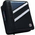 thumbnail image 1 of Case It 1.5"' Dual D-Ring Z-shaped Zipper Binder, 3" capacity, Black, Z-176, 1 of 10