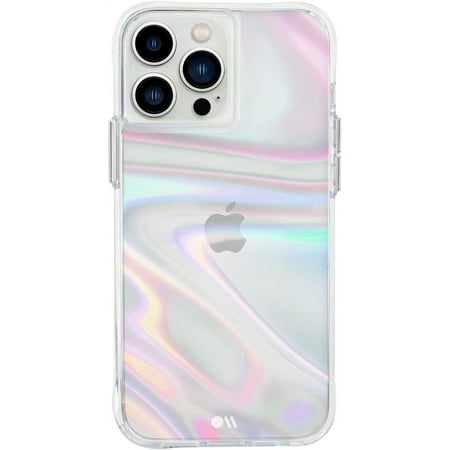 Case-Mate - Soap Bubble Carrying Case with Micropel for Apple iPhone 12/12 Pro