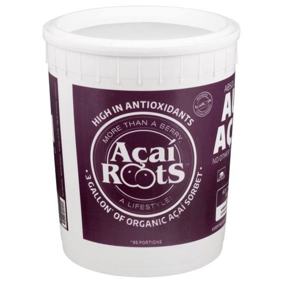 Acai Roots Premium Organic Acai Sorbet 3 gal