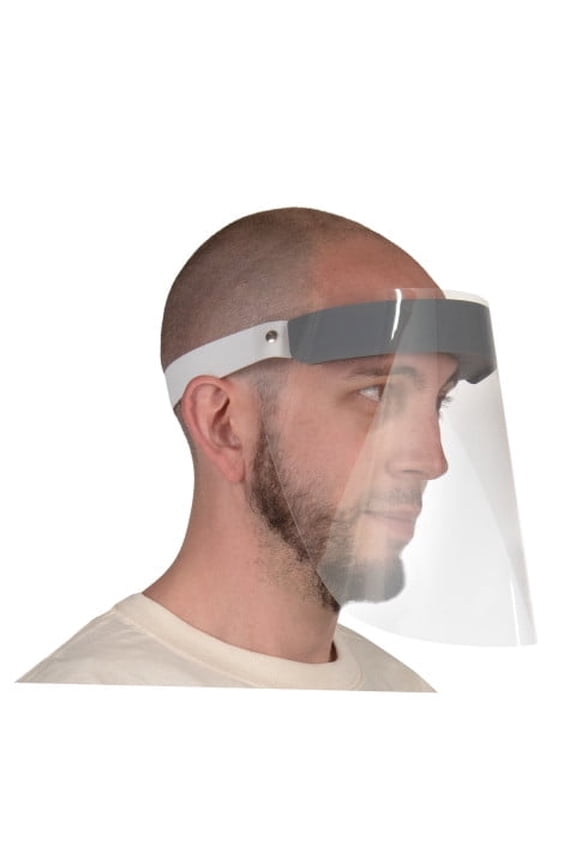 Case of 10 - Rugged Blue Protective Face Shield