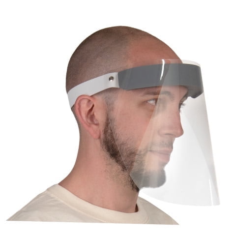 Case of 10 - Rugged Blue Protective Face Shield