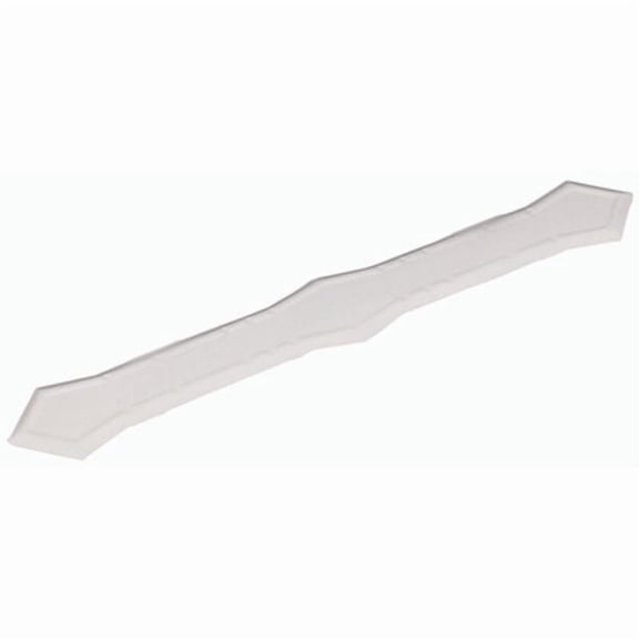 Case of 100 Aluminum Pipe Bands Leader Strap Downspout Gutter Diamond Design