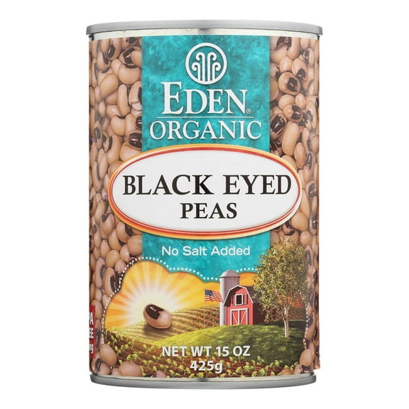 (Case of 12 ) Eden Foods Organic Black Eyed Peas - 15 oz.