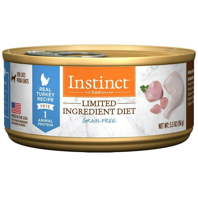 Instinct Limited Ingredient Diet Real Turkey Recipe Grain-Free Pate Wet Cat Food Instinct Limited Ingredient Diet Real Turkey Recipe Grain-Free Pate Wet Cat Food