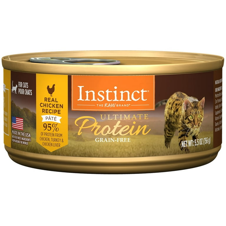 Instinct Ultimate Protein Real Chicken Recipe Grain-Free Pate Wet Cat Food Instinct Ultimate Protein Real Chicken Recipe Grain-Free Pate Wet Cat Food