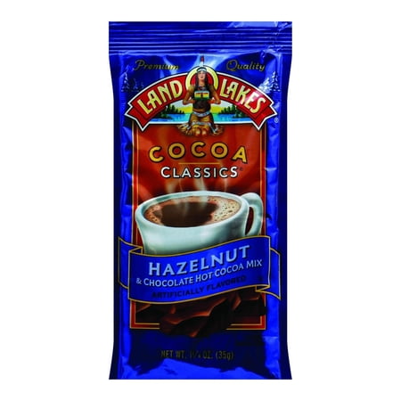 (Case of 12 )Land O Lakes Cocoa Classic Mix - Hazelnut and Chocolate - 1.25 oz