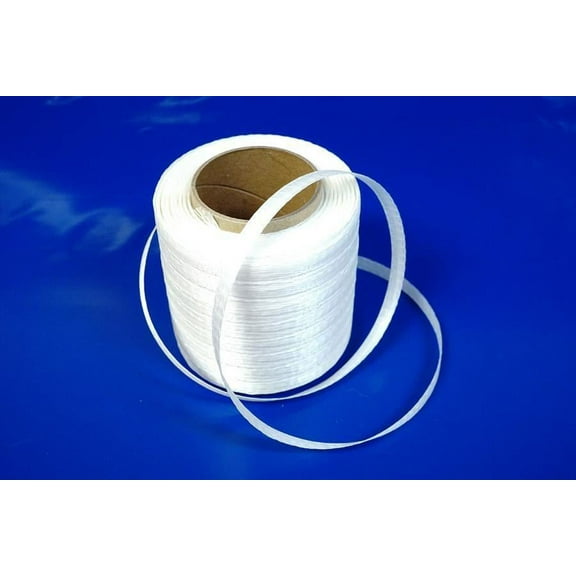 Case of 16 - 1/2" x 500' Cross Woven Poly Strapping Cord for Shrink Wrap Installation