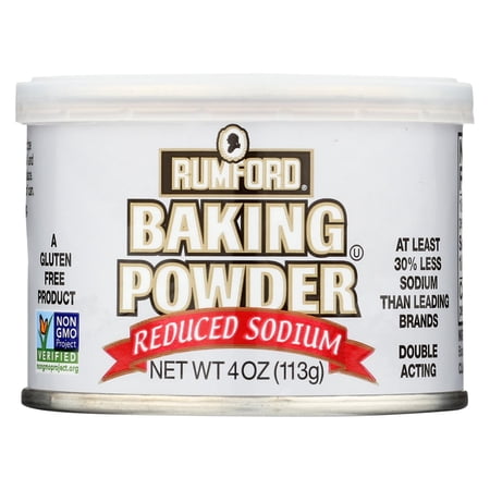 (Case of 24 )Rumford Baking Powder - Reduced Sodium - 4 oz.