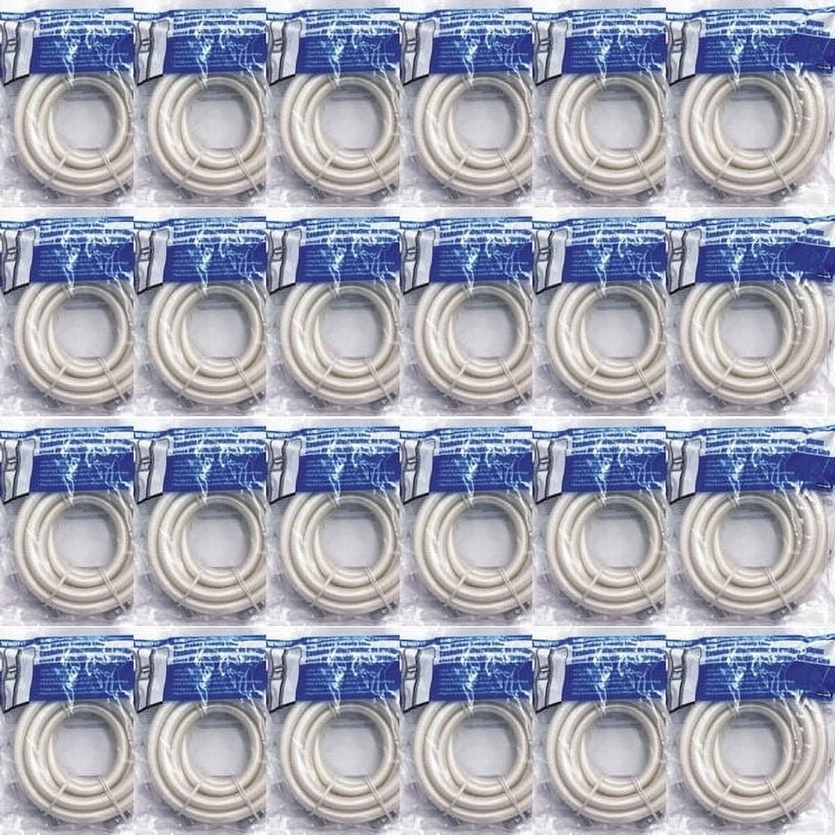 Case of 24 - Watts 10 ft Ice Maker Connector Supply Line (PBCC120-44) Reinforced PVC