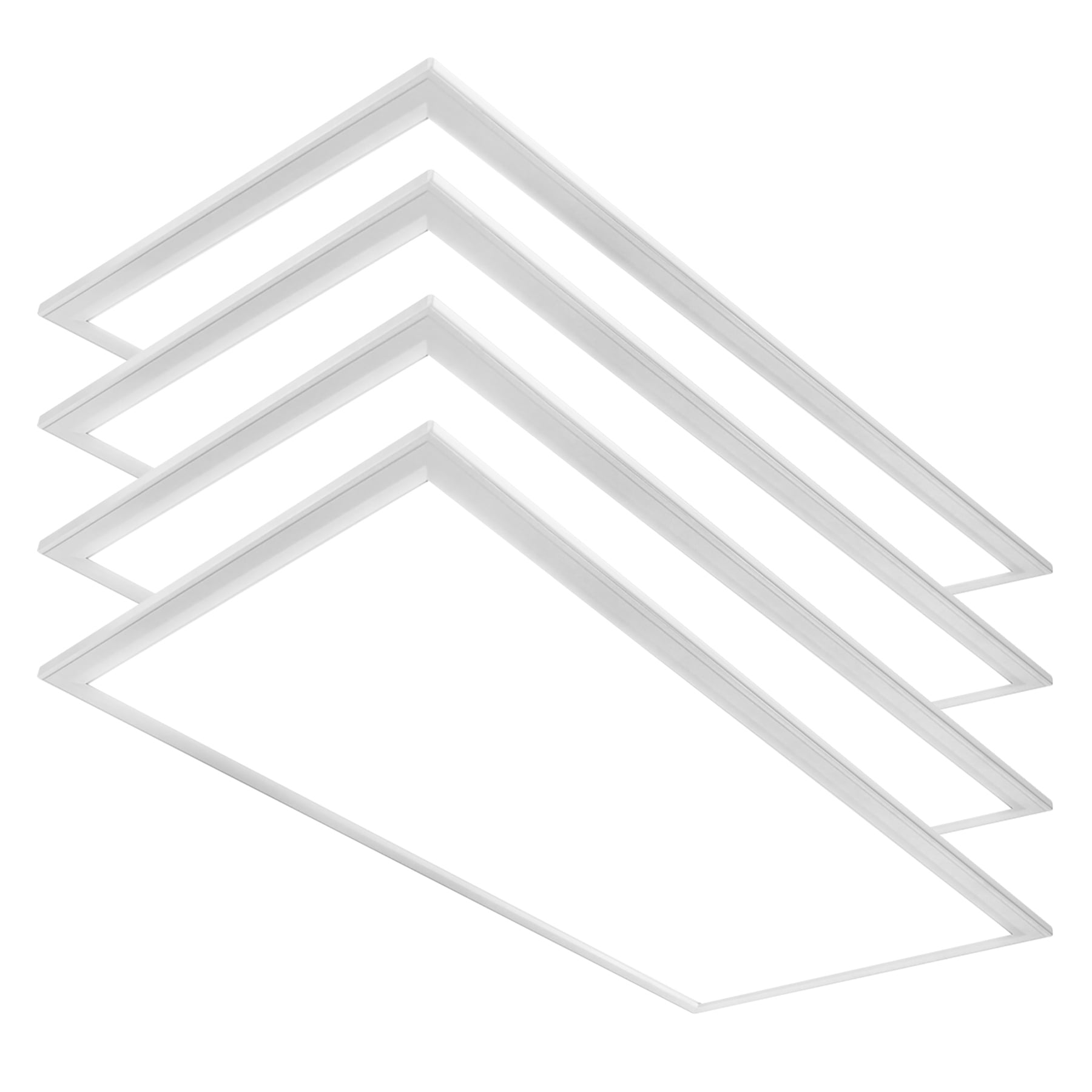 Case of 4 - 2ft x 4ft Backlit Flat Panel - 50W - 6300 Lumens - 5000K